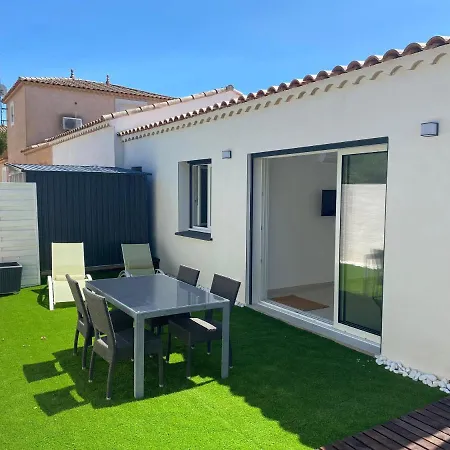 別荘 Jolie Maison A 700m De La Le Grau-dʼAgde